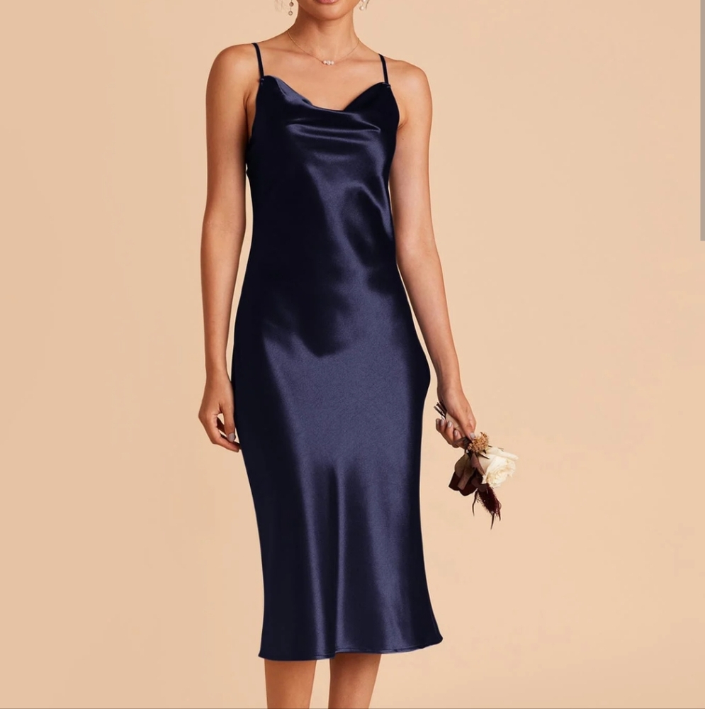 Birdy Grey Lisa Satin Midi Dress